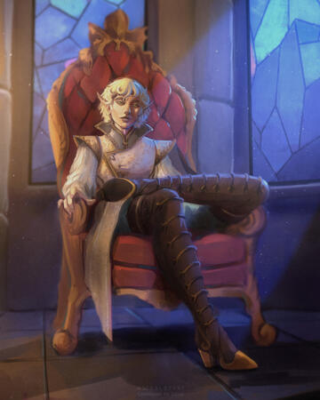A man sitting on a throne
